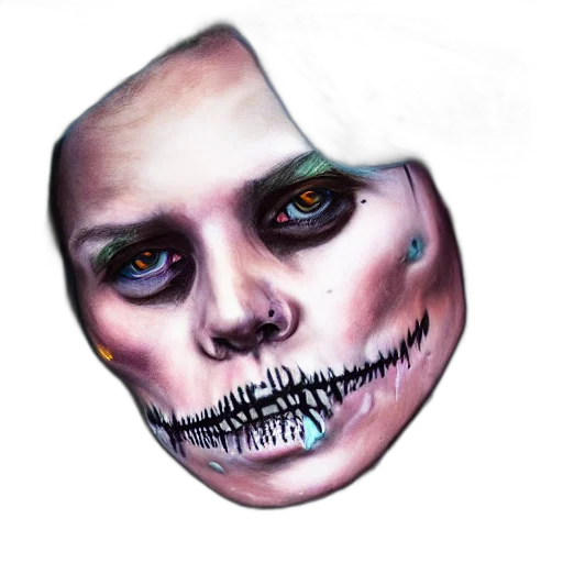 face, mask, creature, jewelry transparent PNG cut-out