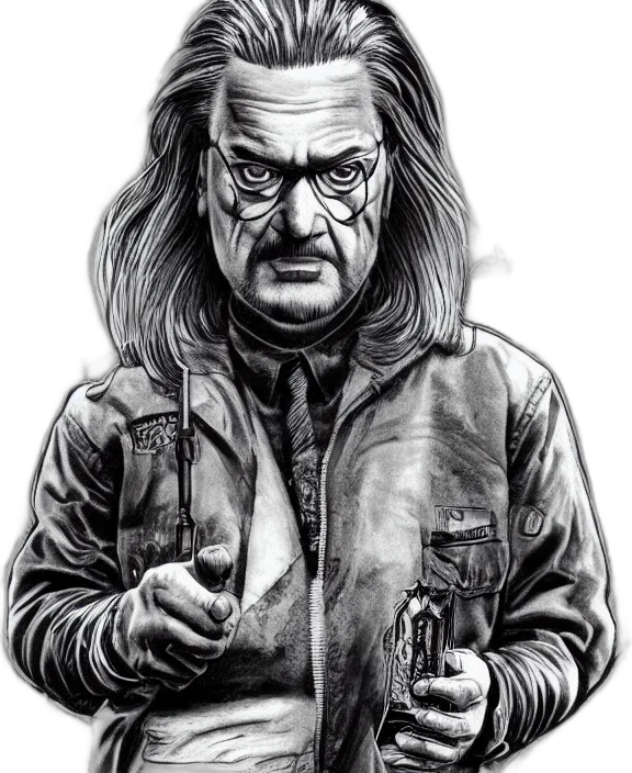 jacket, comic book art, cartoon, pencil sketch transparent PNG cut-out