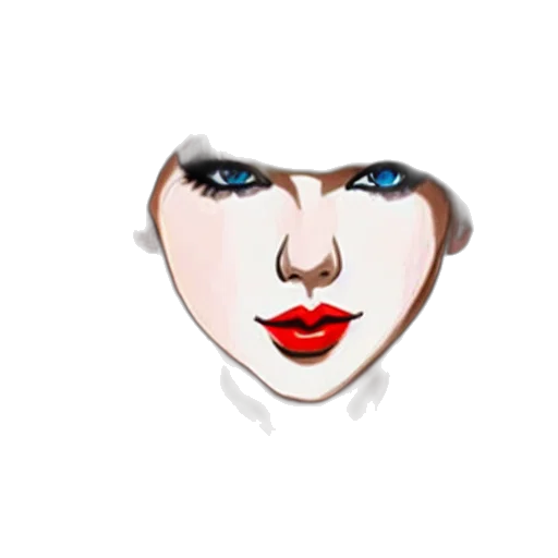 face, jewelry, mask, cartoon transparent PNG cut-out