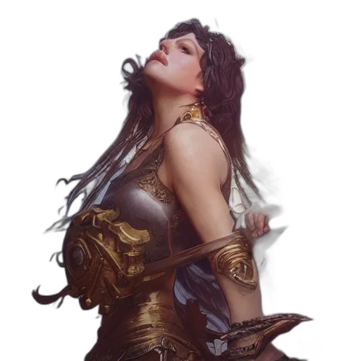 sword, dress, dragon, jewelry transparent PNG cut-out