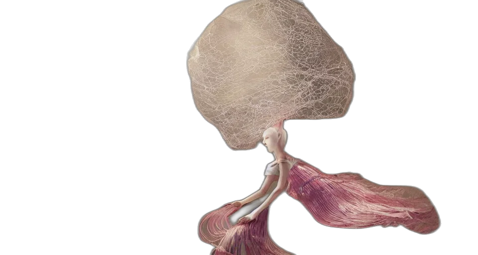 hair, hat, flower, crown transparent PNG cut-out