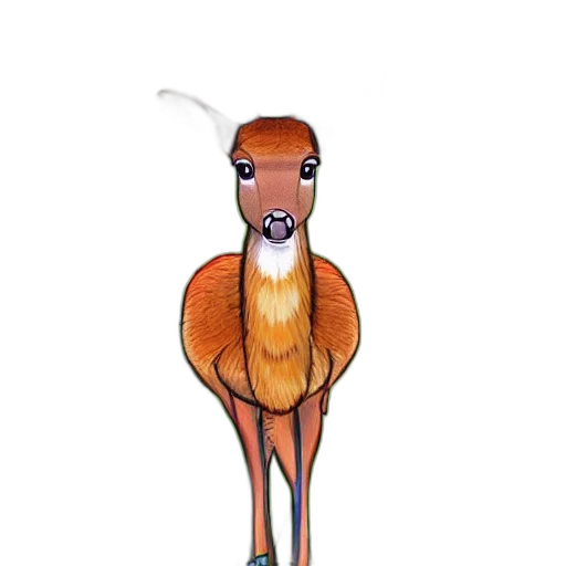 animal, creature, staff, hair transparent PNG cut-out
