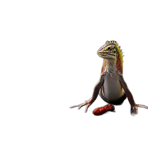 animal, dragon, creature, staff transparent PNG cut-out