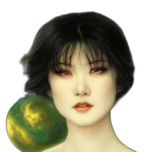 face, jewelry, mask, photorealistic transparent PNG cut-out