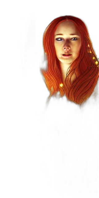 hair, crown, face, dress transparent PNG cut-out