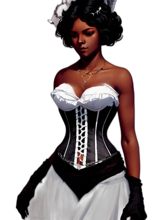 dress, concept art, fantasy art, comic book art transparent PNG cut-out