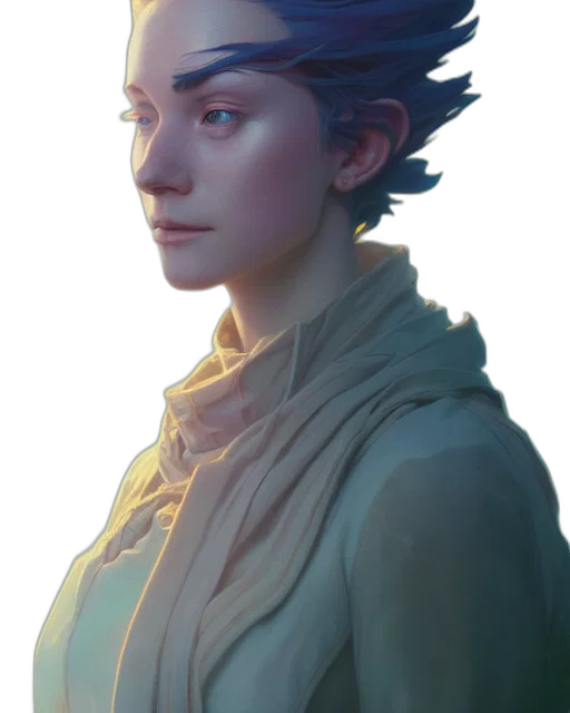 face, staff, jacket, crown transparent PNG cut-out