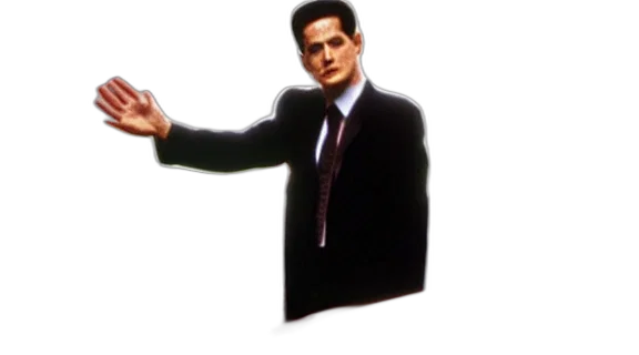 jacket, staff, umbrella, face transparent PNG cut-out