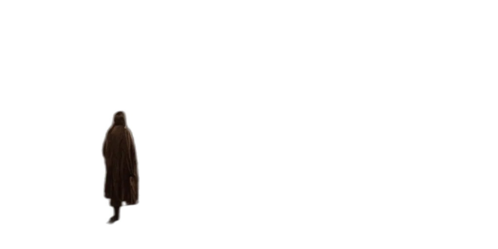 jacket, dress, staff, shoes transparent PNG cut-out