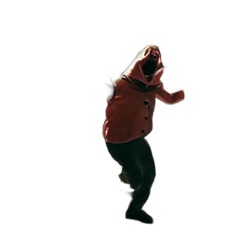 jacket, mask, creature, hat transparent PNG cut-out