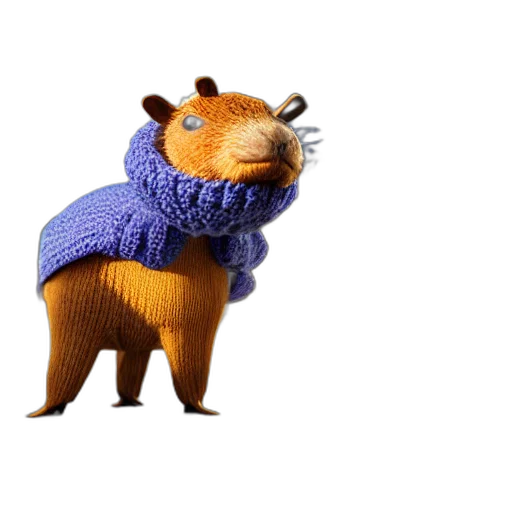 animal, creature, staff, 3d render transparent PNG cut-out
