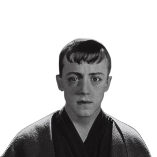 face, staff, jacket, robot transparent PNG cut-out