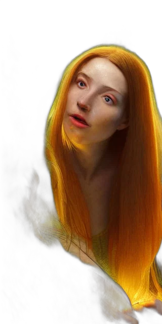 face, hair, dragon, mask transparent PNG cut-out