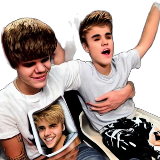 photorealistic, justin, bieber, dies transparent PNG cut-out