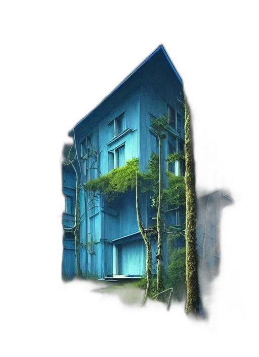 building, tree, furniture, robot transparent PNG cut-out