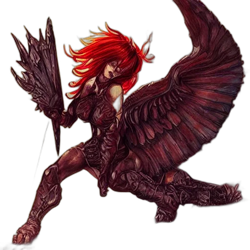 dragon, creature, animal, staff transparent PNG cut-out