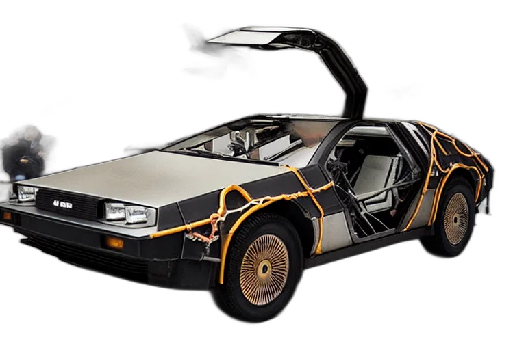 car, robot, concept art, cyberpunk transparent PNG cut-out