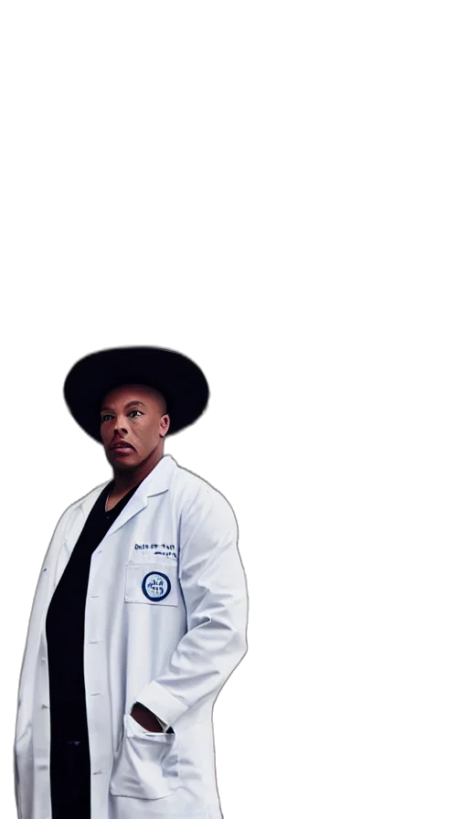 hat, jacket, staff, dramatic transparent PNG cut-out