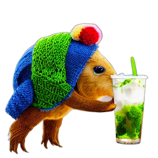 hat, animal, creature, jacket transparent PNG cut-out