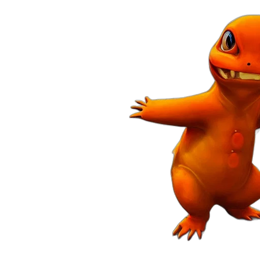 creature, animal, dragon, 3d render transparent PNG cut-out