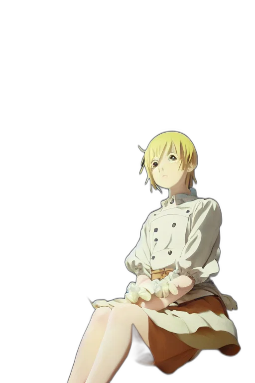 dress, staff, jacket, crown transparent PNG cut-out