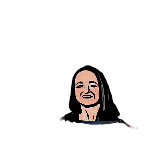 face, staff, cartoon, pixel art transparent PNG cut-out