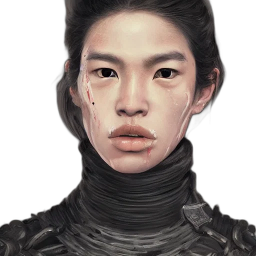 face, mask, robot, creature transparent PNG cut-out