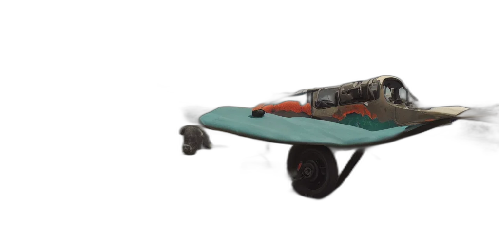 car, weapon, 3d render, concept art transparent PNG cut-out