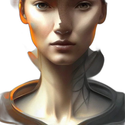 face, robot, mask, crown transparent PNG cut-out
