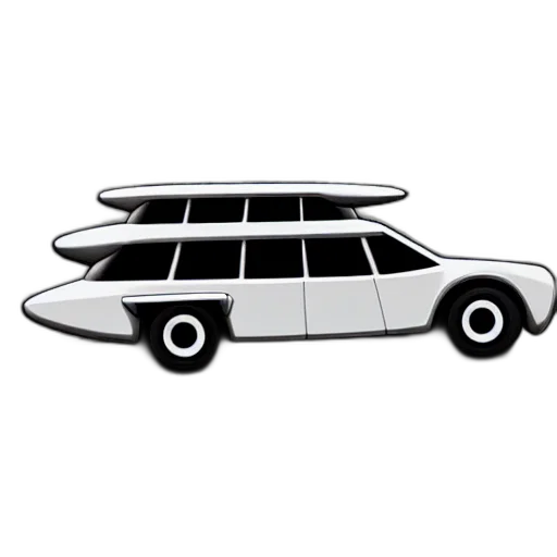 car, concept art, 3d render, cartoon transparent PNG cut-out