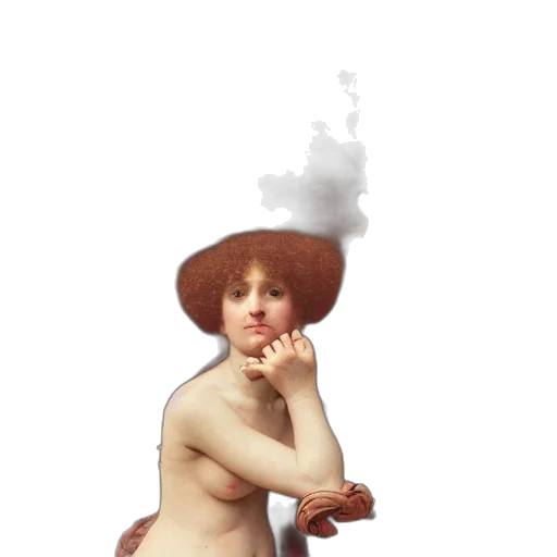 hat, dress, staff, face transparent PNG cut-out