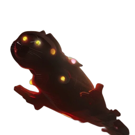 creature, dragon, weapon, staff transparent PNG cut-out