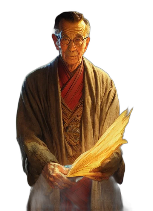 staff, face, sword, jacket transparent PNG cut-out