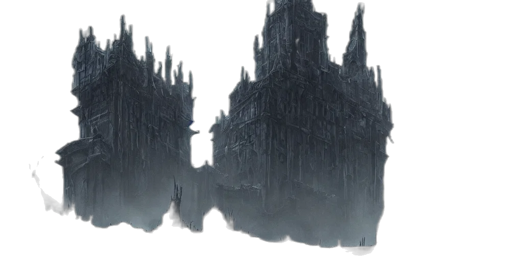crown, building, sword, concept art transparent PNG cut-out