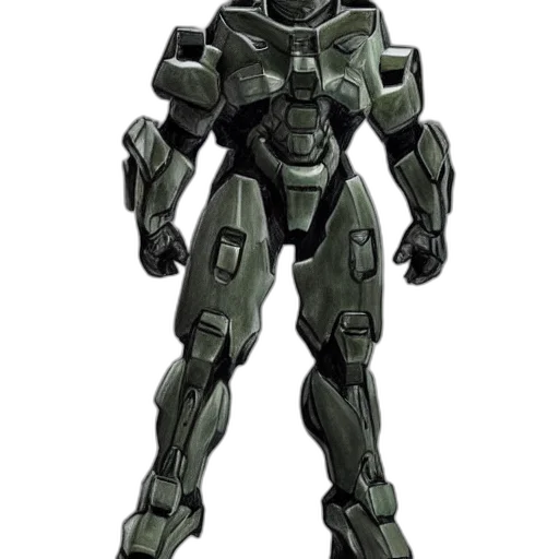 robot, weapon, concept art, 3d render transparent PNG cut-out