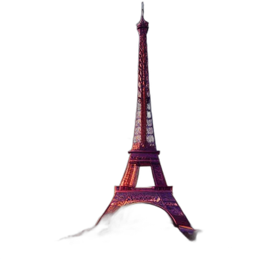 weapon, building, umbrella, 3d render transparent PNG cut-out