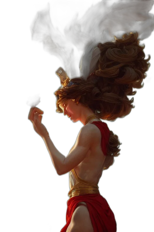 dress, hair, mask, crown transparent PNG cut-out