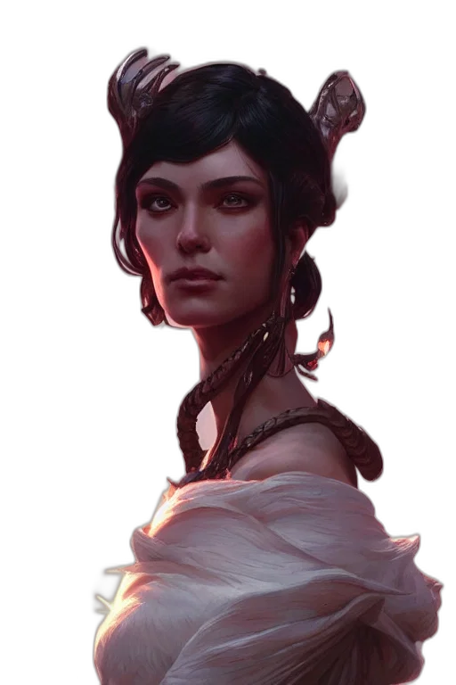 face, crown, dragon, staff transparent PNG cut-out