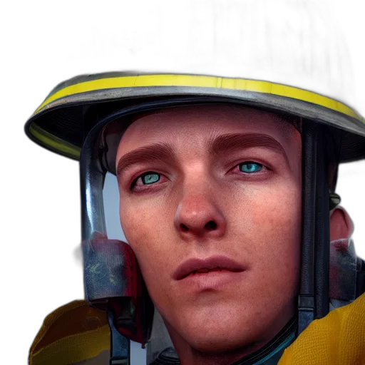 face, staff, robot, hat transparent PNG cut-out