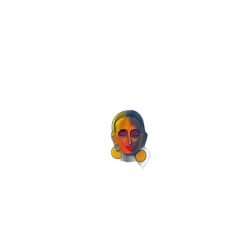 face, mask, creature, staff transparent PNG cut-out