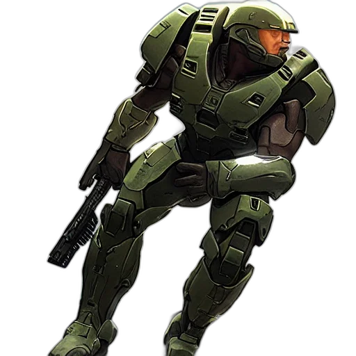 robot, weapon, concept art, 3d render transparent PNG cut-out