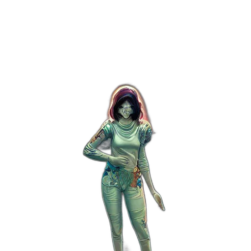 jacket, staff, creature, concept art transparent PNG cut-out