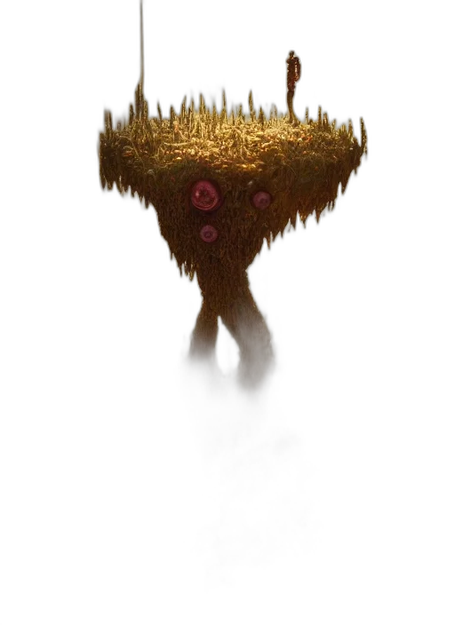 crown, tree, creature, hair transparent PNG cut-out