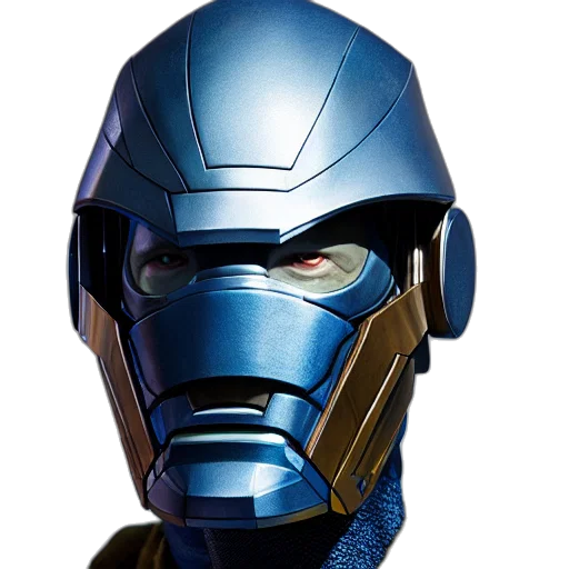 robot, mask, face, concept art transparent PNG cut-out