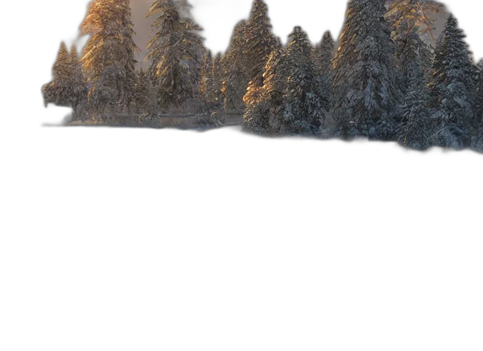 tree, hat, jacket, robot transparent PNG cut-out