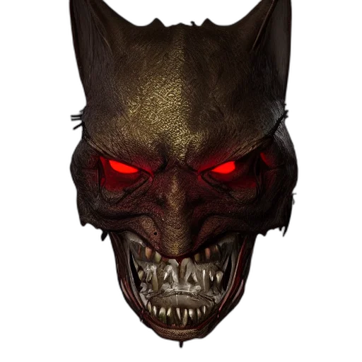 mask, face, creature, concept art transparent PNG cut-out