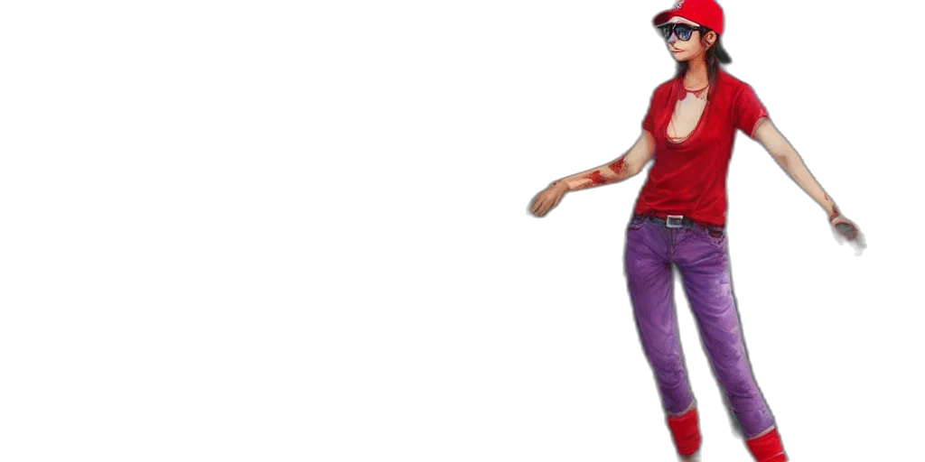 staff, jacket, hat, weapon transparent PNG cut-out