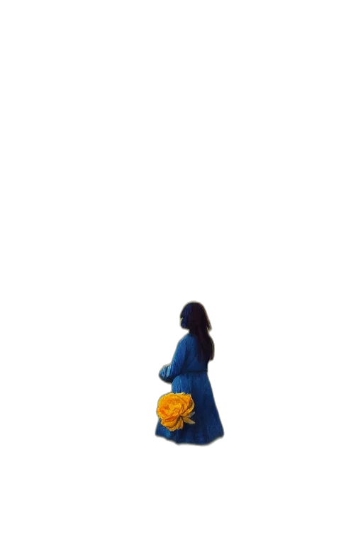 dress, umbrella, jacket, staff transparent PNG cut-out