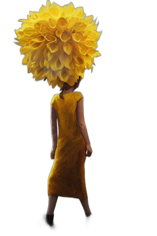 dress, flower, crown, mask transparent PNG cut-out