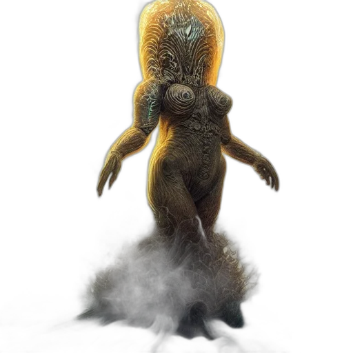 creature, hair, dragon, animal transparent PNG cut-out